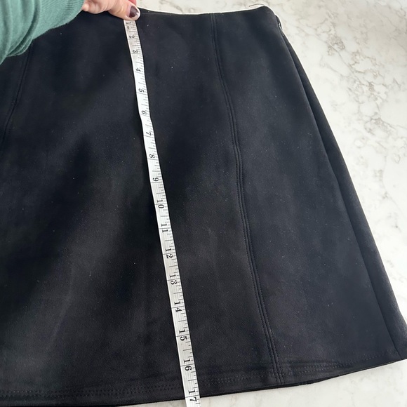 Babaton Black Suede Skirt - Picture 8 of 8